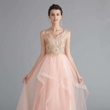 Load image into Gallery viewer, Women Long Dress Evening Elegant Prom Party Dresses Beaded Evening Luxury Dress Puffy Dresses Party Formal Dresses Evening Gown - Ole Misc.