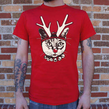 Load image into Gallery viewer, Feline Reindeer T-Shirt (Mens) - Ole Misc.