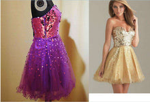 Load image into Gallery viewer, free shipping 2018 new design vestidos Paillette sexy beading sexy short Prom Formal Party Pageant Graduation Bridesmaid Dresses - Ole Misc.
