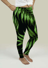 Load image into Gallery viewer, Leggings with Tropical Leaves - Ole Misc.