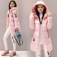 Load image into Gallery viewer, 2019 New Winter Jacket Women Parka Coat Long Down Student Jacket Plus Size Long Fashion Hooded Duck Down Coat Jacket Female N693 - Ole Misc.
