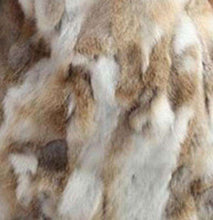 Load image into Gallery viewer, Ethel Anderson 100% Real Rabbit Fur Coat Women's O-Neck Long Rabbit Fur Jacket 3/4 Sleeves Vintage Style Leather Fur Outwear - Ole Misc.
