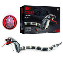 Load image into Gallery viewer, Novelty Rc Snake Naja Cobra Viper Remote Control robot Animal Toy with USB Cable Funny Terrifying Christmas kids Gift - Ole Misc.