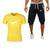 Load image into Gallery viewer, 2019 gym Men's Sets Shorts+T Shirts Suits Summer Mens Beach Shorts Cotton Casual Male Shorts Tee homme Gyms Brand Clothing Set - Ole Misc.