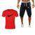Load image into Gallery viewer, 2019 gym Men's Sets Shorts+T Shirts Suits Summer Mens Beach Shorts Cotton Casual Male Shorts Tee homme Gyms Brand Clothing Set - Ole Misc.