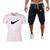 Load image into Gallery viewer, 2019 gym Men's Sets Shorts+T Shirts Suits Summer Mens Beach Shorts Cotton Casual Male Shorts Tee homme Gyms Brand Clothing Set - Ole Misc.