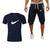 Load image into Gallery viewer, 2019 gym Men's Sets Shorts+T Shirts Suits Summer Mens Beach Shorts Cotton Casual Male Shorts Tee homme Gyms Brand Clothing Set - Ole Misc.