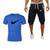 Load image into Gallery viewer, 2019 gym Men's Sets Shorts+T Shirts Suits Summer Mens Beach Shorts Cotton Casual Male Shorts Tee homme Gyms Brand Clothing Set - Ole Misc.