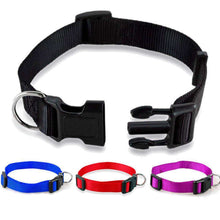 Load image into Gallery viewer, Null 1Pcs Durable Nylon Solid Color Cat Dog Pet Collar 4 Color Adjustable Collar S M X XL #281494 - Ole Misc.