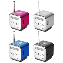 Load image into Gallery viewer, TD-V26 Mini Radio Receiver Digital Portable Radio FM with USB Spearkers for PC Phone Mp3 Music Player Support SD/TF Card - Ole Misc.