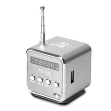 Load image into Gallery viewer, TD-V26 Mini Radio Receiver Digital Portable Radio FM with USB Spearkers for PC Phone Mp3 Music Player Support SD/TF Card - Ole Misc.