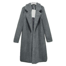 Load image into Gallery viewer, Hot Women Lady Top Coat Long Sleeve Warm Lapel Fashion Medium Length Solid Color For Winter CGU 88 - Ole Misc.