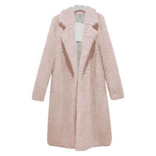Load image into Gallery viewer, Hot Women Lady Top Coat Long Sleeve Warm Lapel Fashion Medium Length Solid Color For Winter CGU 88 - Ole Misc.