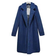 Load image into Gallery viewer, Hot Women Lady Top Coat Long Sleeve Warm Lapel Fashion Medium Length Solid Color For Winter CGU 88 - Ole Misc.