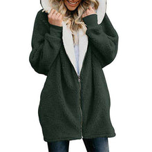 Load image into Gallery viewer, Winter Women Jackets Coat  Ladies Warm Jumper Cardigans Women Fleece Faux Fur Coat Hoodie Outwear manteau Femme Plus size 5XL - Ole Misc.