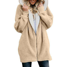 Load image into Gallery viewer, Winter Women Jackets Coat  Ladies Warm Jumper Cardigans Women Fleece Faux Fur Coat Hoodie Outwear manteau Femme Plus size 5XL - Ole Misc.