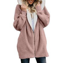 Load image into Gallery viewer, Winter Women Jackets Coat  Ladies Warm Jumper Cardigans Women Fleece Faux Fur Coat Hoodie Outwear manteau Femme Plus size 5XL - Ole Misc.