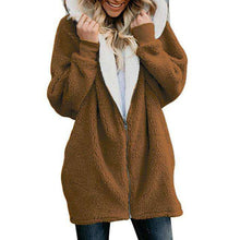 Load image into Gallery viewer, Winter Women Jackets Coat  Ladies Warm Jumper Cardigans Women Fleece Faux Fur Coat Hoodie Outwear manteau Femme Plus size 5XL - Ole Misc.