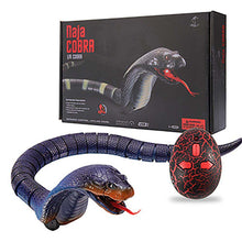 Load image into Gallery viewer, Realistic Remote Control Naja Cobra RC Animals Snake Toy for Children  High Simulation Cobra Interesting Egg Radio Control Toy - Ole Misc.