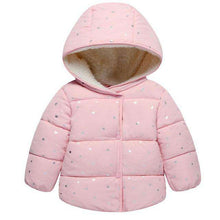 Load image into Gallery viewer, Baby autumn and winter new warm clothing children's jacket thickening plus velvet padded jacket boy hooded jacket boy warm jacke - Ole Misc.