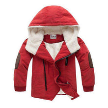 Load image into Gallery viewer, Baby autumn and winter new warm clothing children's jacket thickening plus velvet padded jacket boy hooded jacket boy warm jacke - Ole Misc.