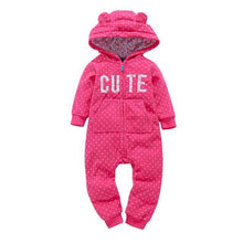 Load image into Gallery viewer, 2019 Fall Winter Warm Infant Baby Rompers Coral Fleece Animal Overall Baby Boy Gril Halloween Xmas Costume Clothes Baby jumpsuit - Ole Misc.