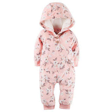 Load image into Gallery viewer, 2019 Fall Winter Warm Infant Baby Rompers Coral Fleece Animal Overall Baby Boy Gril Halloween Xmas Costume Clothes Baby jumpsuit - Ole Misc.