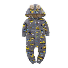 Load image into Gallery viewer, 2019 Fall Winter Warm Infant Baby Rompers Coral Fleece Animal Overall Baby Boy Gril Halloween Xmas Costume Clothes Baby jumpsuit - Ole Misc.
