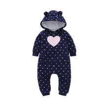Load image into Gallery viewer, 2019 Fall Winter Warm Infant Baby Rompers Coral Fleece Animal Overall Baby Boy Gril Halloween Xmas Costume Clothes Baby jumpsuit - Ole Misc.