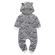 Load image into Gallery viewer, 2019 Fall Winter Warm Infant Baby Rompers Coral Fleece Animal Overall Baby Boy Gril Halloween Xmas Costume Clothes Baby jumpsuit - Ole Misc.