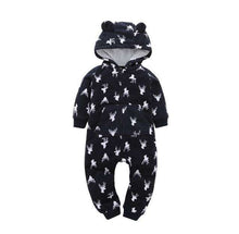 Load image into Gallery viewer, 2019 Fall Winter Warm Infant Baby Rompers Coral Fleece Animal Overall Baby Boy Gril Halloween Xmas Costume Clothes Baby jumpsuit - Ole Misc.