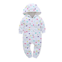 Load image into Gallery viewer, 2019 Fall Winter Warm Infant Baby Rompers Coral Fleece Animal Overall Baby Boy Gril Halloween Xmas Costume Clothes Baby jumpsuit - Ole Misc.
