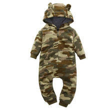 Load image into Gallery viewer, 2019 Fall Winter Warm Infant Baby Rompers Coral Fleece Animal Overall Baby Boy Gril Halloween Xmas Costume Clothes Baby jumpsuit - Ole Misc.