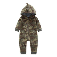 Load image into Gallery viewer, 2019 Fall Winter Warm Infant Baby Rompers Coral Fleece Animal Overall Baby Boy Gril Halloween Xmas Costume Clothes Baby jumpsuit - Ole Misc.