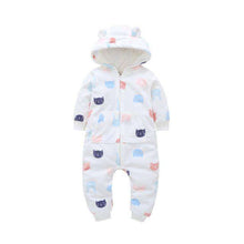 Load image into Gallery viewer, 2019 Fall Winter Warm Infant Baby Rompers Coral Fleece Animal Overall Baby Boy Gril Halloween Xmas Costume Clothes Baby jumpsuit - Ole Misc.