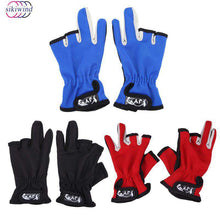 Load image into Gallery viewer, 1 Pair Fishing Glove Anti Slip Fingerless Hunting Fishing Tackle Fingers Gloves - Ole Misc.