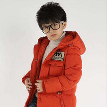 Load image into Gallery viewer, Baby autumn and winter new warm clothing children's jacket thickening plus velvet padded jacket boy hooded jacket boy warm jacke - Ole Misc.