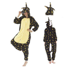 Load image into Gallery viewer, 2019 Winter Christmas Kigurumi Pajama Adult Animal Unicorn Onesie Women Men Couple Pajamas Set Kegurumi Sleepwear Flannel Zipper - Ole Misc.