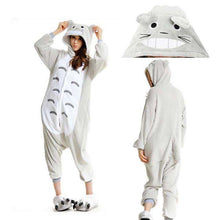 Load image into Gallery viewer, 2019 Winter Christmas Kigurumi Pajama Adult Animal Unicorn Onesie Women Men Couple Pajamas Set Kegurumi Sleepwear Flannel Zipper - Ole Misc.