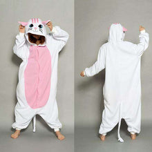 Load image into Gallery viewer, 2019 Winter Christmas Kigurumi Pajama Adult Animal Unicorn Onesie Women Men Couple Pajamas Set Kegurumi Sleepwear Flannel Zipper - Ole Misc.