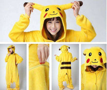 Load image into Gallery viewer, 2019 Winter Christmas Kigurumi Pajama Adult Animal Unicorn Onesie Women Men Couple Pajamas Set Kegurumi Sleepwear Flannel Zipper - Ole Misc.