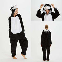 Load image into Gallery viewer, 2019 Winter Christmas Kigurumi Pajama Adult Animal Unicorn Onesie Women Men Couple Pajamas Set Kegurumi Sleepwear Flannel Zipper - Ole Misc.