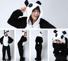 Load image into Gallery viewer, 2019 Winter Christmas Kigurumi Pajama Adult Animal Unicorn Onesie Women Men Couple Pajamas Set Kegurumi Sleepwear Flannel Zipper - Ole Misc.