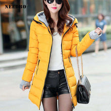 Load image into Gallery viewer, NEEDBO Long Down Jacket Women ultra Light Down Coat Winter Oversize Winter Autumn Warm Puffer jacket Coat Lady Down Jacket Parka - Ole Misc.