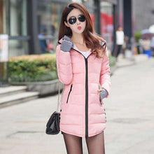 Load image into Gallery viewer, NEEDBO Long Down Jacket Women ultra Light Down Coat Winter Oversize Winter Autumn Warm Puffer jacket Coat Lady Down Jacket Parka - Ole Misc.