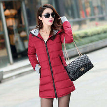 Load image into Gallery viewer, NEEDBO Long Down Jacket Women ultra Light Down Coat Winter Oversize Winter Autumn Warm Puffer jacket Coat Lady Down Jacket Parka - Ole Misc.