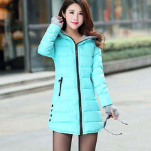 Load image into Gallery viewer, NEEDBO Long Down Jacket Women ultra Light Down Coat Winter Oversize Winter Autumn Warm Puffer jacket Coat Lady Down Jacket Parka - Ole Misc.