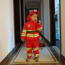 Load image into Gallery viewer, Kids Firefighter Costumes Baby Boys Clothing Set Halloween Party Cosplay Roleplay Fireman Costumes for Teenager Boys with Belt - Ole Misc.