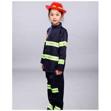 Load image into Gallery viewer, Kids Firefighter Costumes Baby Boys Clothing Set Halloween Party Cosplay Roleplay Fireman Costumes for Teenager Boys with Belt - Ole Misc.