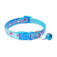 Load image into Gallery viewer, New Cute Cartoon Pet Collars Puppy Adjustable Polyester Necklace Lovely With Bells Print Cat Dog Necklace Collar Supply - Ole Misc.